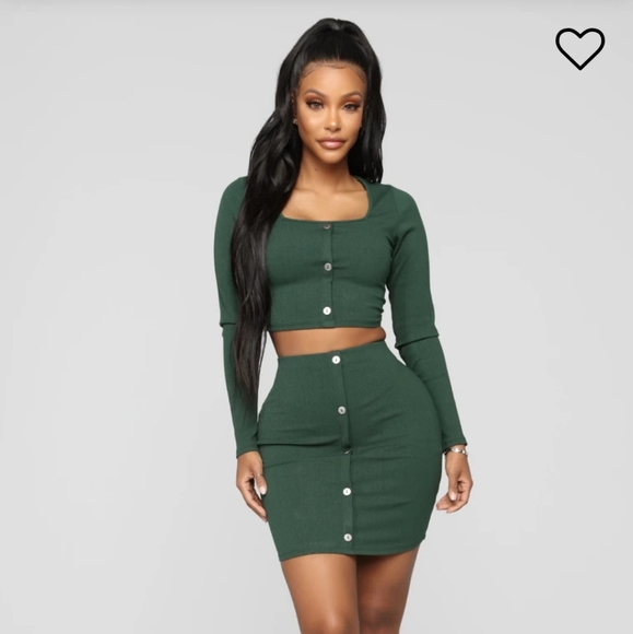 NBW Coral Fashion Nova Skirt Set - Picture 8 of 8